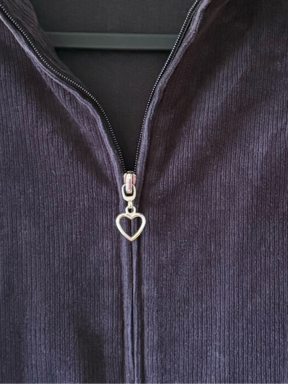 Carroll Reed Black Ribbed Zip-Front Sweater Jacket - Picture 4 of 14